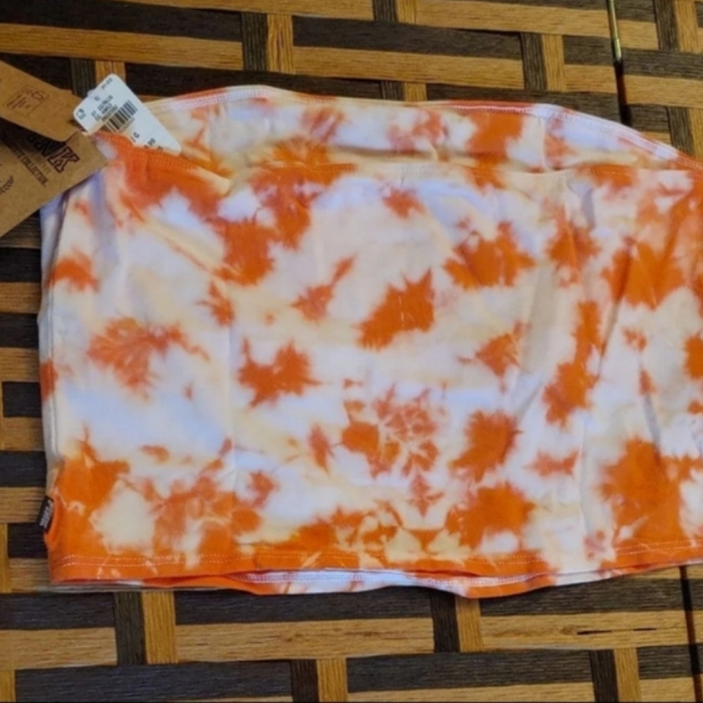 VS PINK Tie Dye Tube/ Crop Top Sz: L - Picture 2 of 6